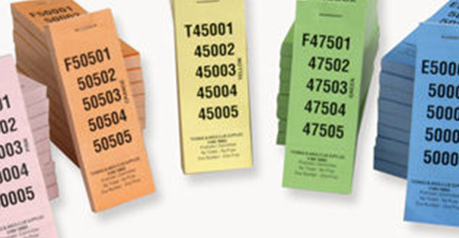 5 No Raffle Tickets