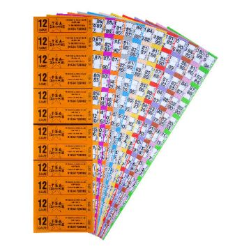 3000 12 Game 12 to View Bingo Ticket Books