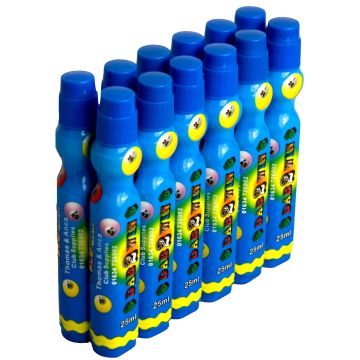 Dozen 25ml Blue Slimline Bingo Dabber Markers