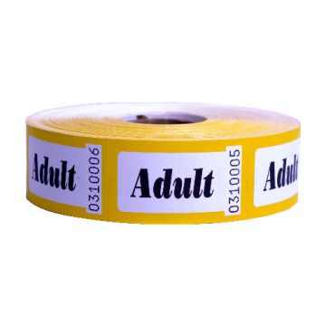 Adult Admission Roll Tickets