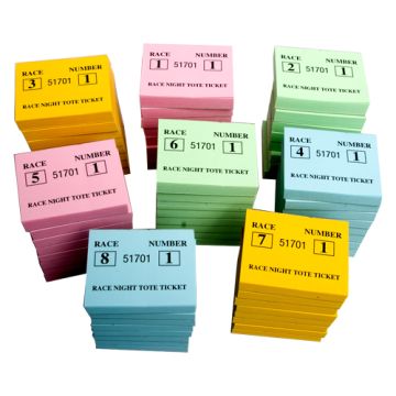 Race Night Tote Ticket Pads