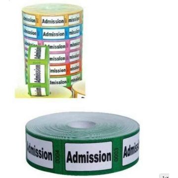 Admission Roll Tickets