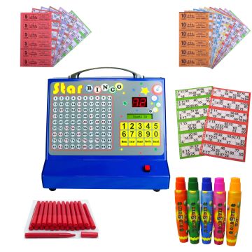 Bingo Starter Kit with Star Bingo Electronic Bingo Machine