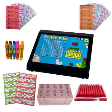 Bingo, Raffle & Tote Starter Kit with Treble Win Machine