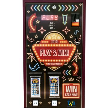 Double Column Pull Tab Lottery Machine