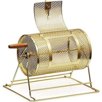 Brass Plated Raffle Drum 8" Diameter 