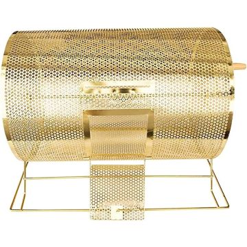 Brass Plated Raffle Drum 12"