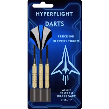 Hyperflight Steel Tip Brass Darts Set 22g