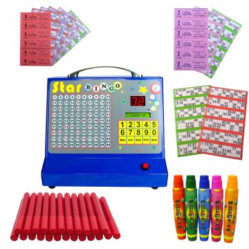 Bingo Starter Kit with Star Bingo Electronic Bingo Machine