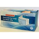 Disposable Ear-Loop Face Mask 3 Ply Box of 50