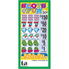 Slots Of Fun 50p Pull Tab Lottery Ticket