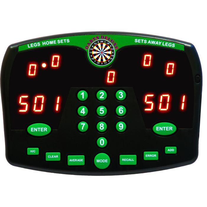 North Gear Electronic Dart Scorer - Voice Prompt Scoring System With 500+ Game Variations