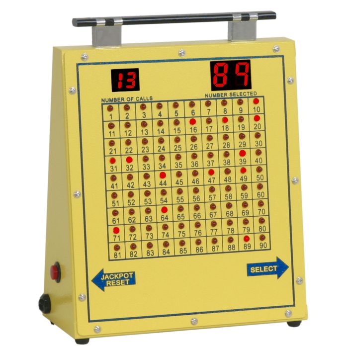 Commercial bingo machine