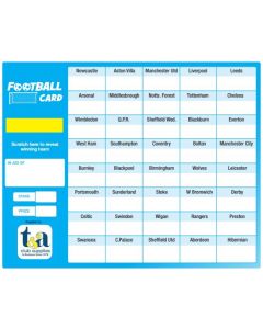 Football Fundraiser Cards 40 Teams - Pack of 25