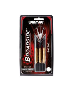 Winmau Broadside Steel Tip Brass Darts Set 22g